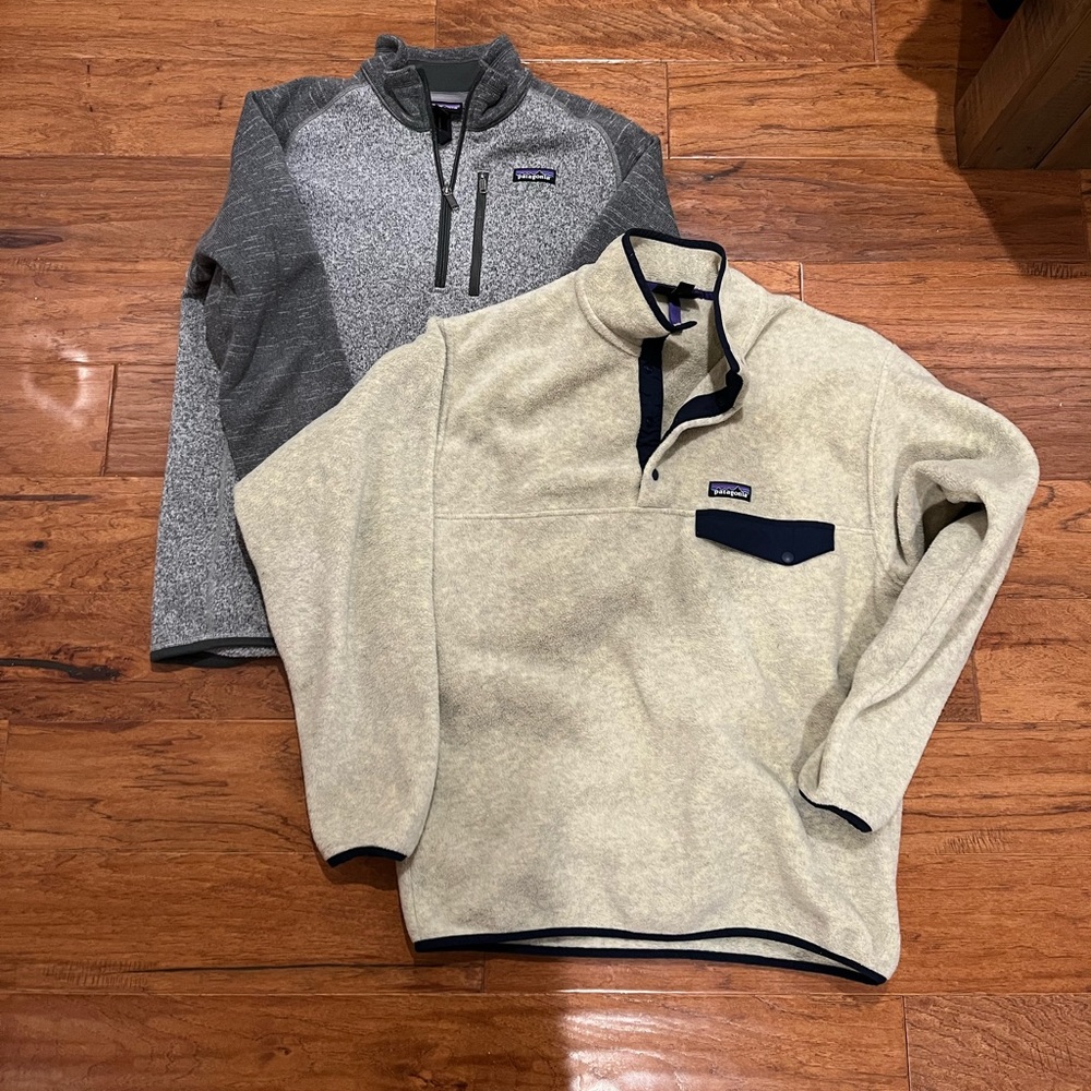 Two Patagonia Sweaters Size Medium